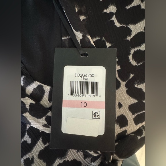 DKNY Animal Print dress Leopard knee length - Picture 5 of 6